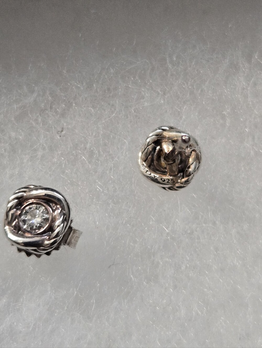 David Yurman Infinity Stud Earrings - Picture 5 of 9